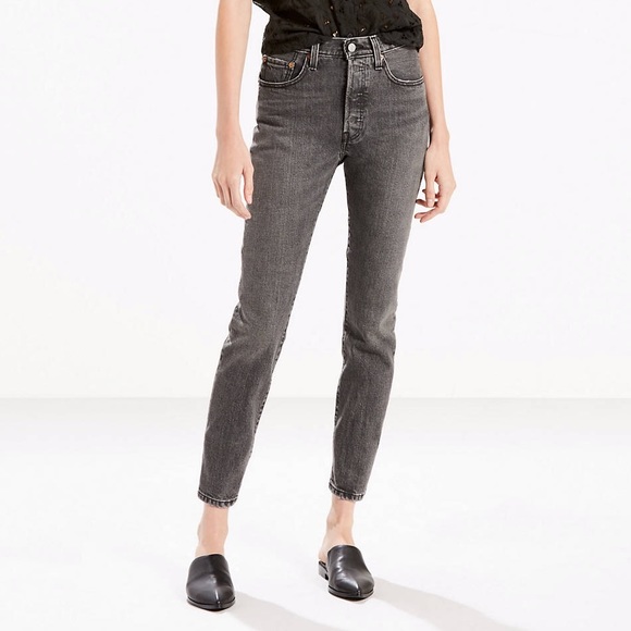 levis 501 skinny black coast